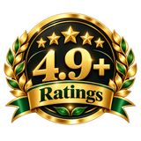 4.9+ Ratings