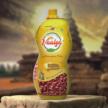 Vaalga Cold-Pressed Groundnut Cooking Oil 1ltr