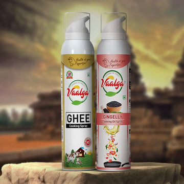 Gingelly Oil Spray+ Ghee Spray Combo